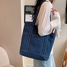 denim bag